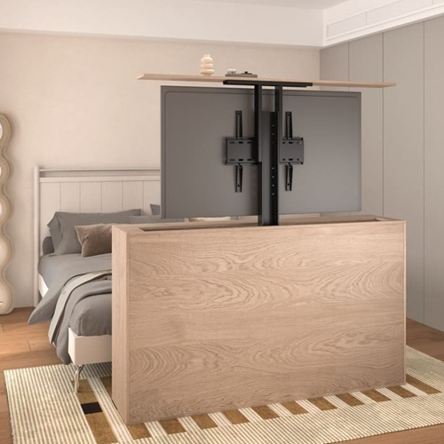 Giá Treo Tivi Di Động Brateck LP66E-46ML | Nâng Hạ Bằng Động Cơ