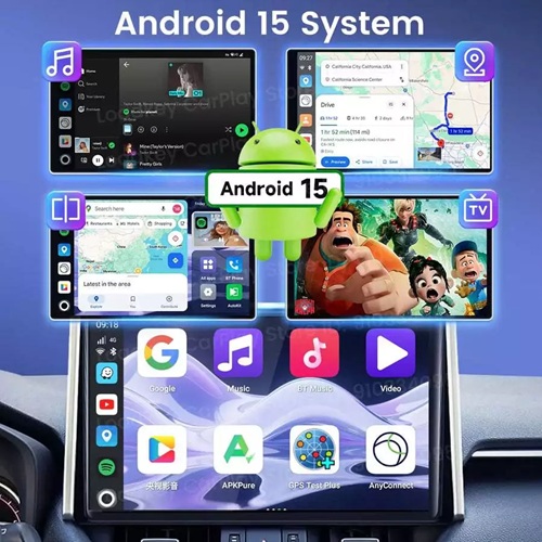 Android Box Ô Tô Carlinkit Tbox Ultra 2, Chip Qualcomm SM6350, Ram 8G/128G, Android 15